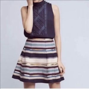 Chloe Oliver Hayley NWOT for Anthropologie fit and flare skirt high waist size 4